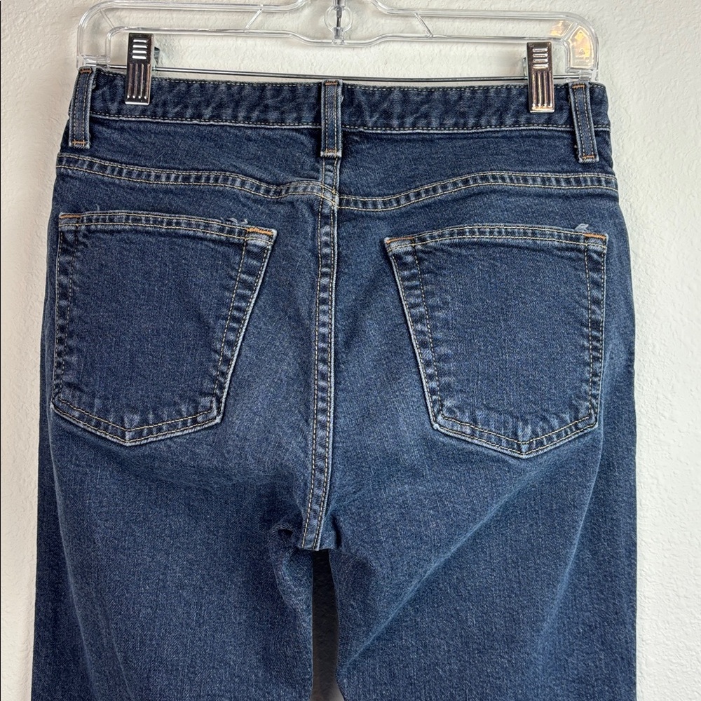 GAP boot cut stretch flawless cotton dark wash Jeans 1% spandex Women’s 6 - Picture 4 of 5